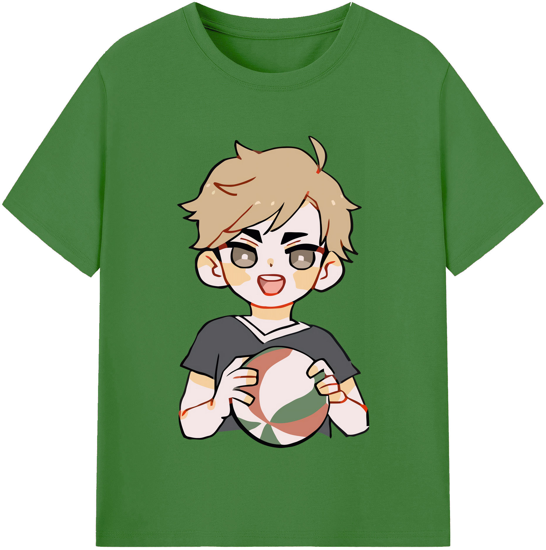 （画像用） ハイキュー!! Haikyu!! レディースカジュアルプリントTシャツ（綿100％）